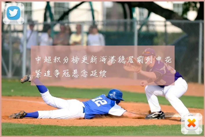 中超积分榜更新海港稳居前列申花紧追争冠悬念延续